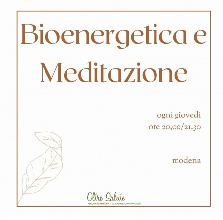 🌟 INVITO ALLA PROVA GRATUITA - CLASSI DI BIOENERGETICA