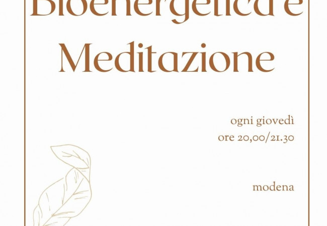 🌟 INVITO ALLA PROVA GRATUITA - CLASSI DI BIOENERGETICA